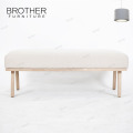 Modernes einfaches Design Doppelkissen Sitz lange Bank Mode Hocker Stuhl